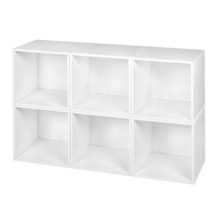 Regency Storage > Storage Cubes > Niche Cubo Storage Cubes, White, Wood PC6PKWH